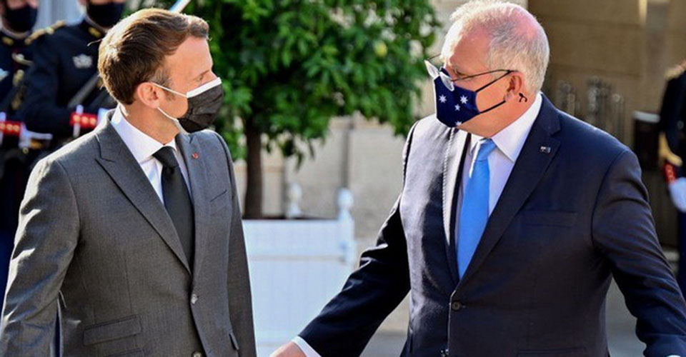 Presiden Prancis Macron Tuding PM Australia Morrison Tak Jujur